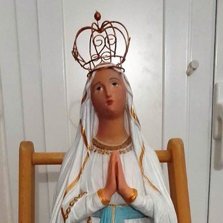 Ceriale, benedizione e donazione della statua della Madonna ritrovata dalla polizia locale Ceriale, benedizione e donazione della statua della Madonna ritrovata dalla polizia locale