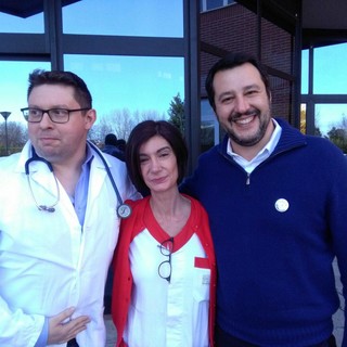 Ospedale di Albenga, Salvini: "Il mio obiettivo è riaprire il Pronto soccorso" (VIDEO)