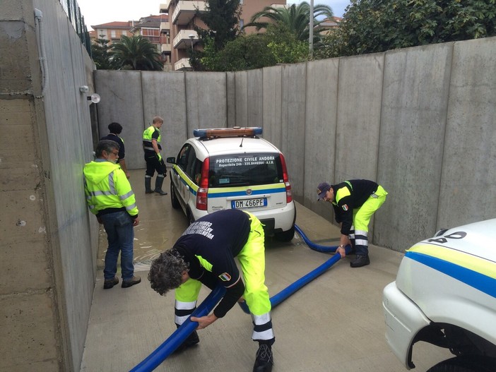 Maltempo ad Andora, intervento del comune alla Social House