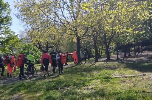 Entroterra Finalese: doppio intervento di soccorso in parete e sui sentieri Entroterra Finalese: doppio intervento di soccorso in parete e sui sentieri