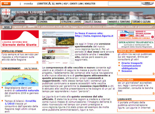 La Regione Liguria rilascia open data. Disponibili oltre 100 dataset La Regione Liguria rilascia open data. Disponibili oltre 100 dataset