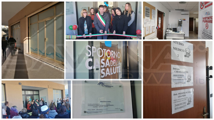 Una nuova sede unica per i medici di base e i servizi sanitari spotornesi: ecco "Spotorno Casa della Salute' (FOTO e VIDEO)