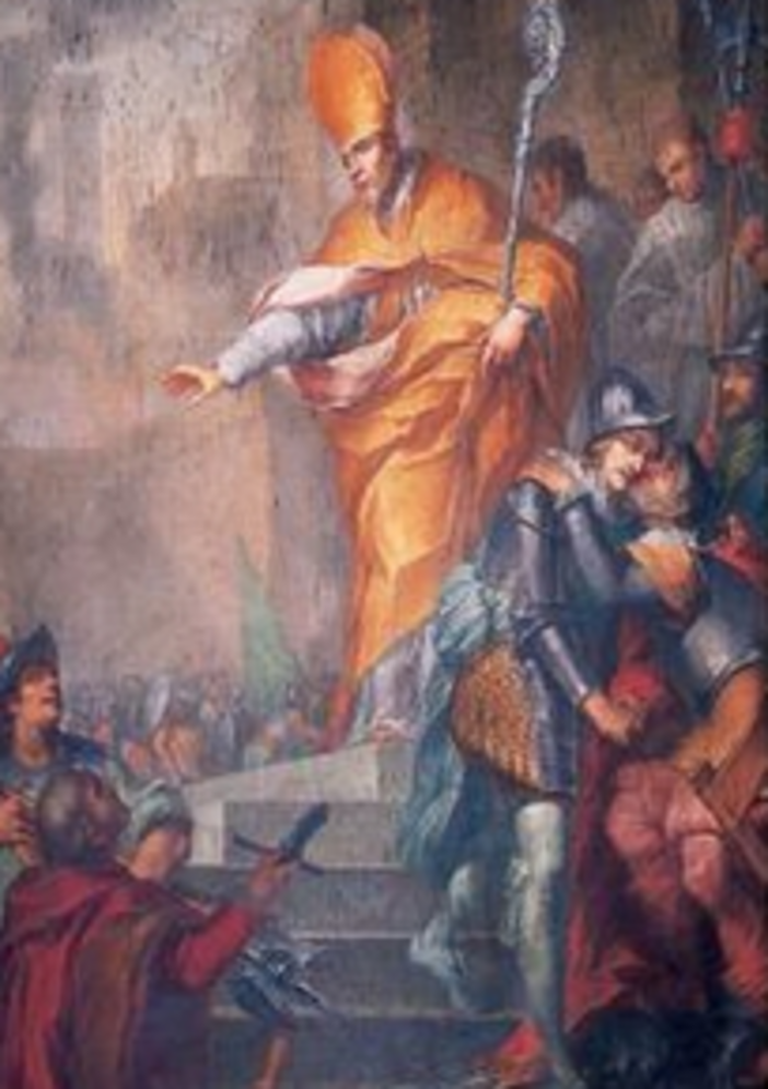 Varazze: l’altare in S. Ambrogio dedicato al beato Jacopo 200 anni dopo Varazze: l’altare in S. Ambrogio dedicato al beato Jacopo 200 anni dopo