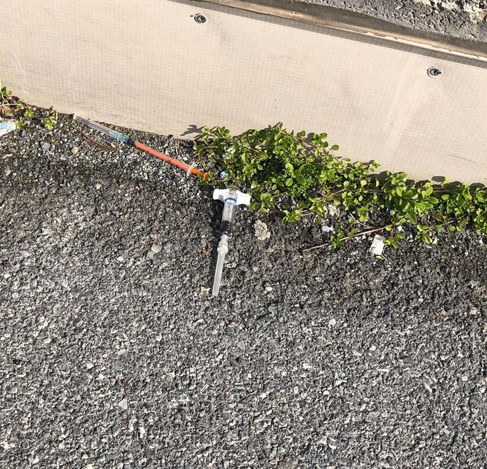 Savona, trovate delle siringhe nei pressi della stazione Mongrifone