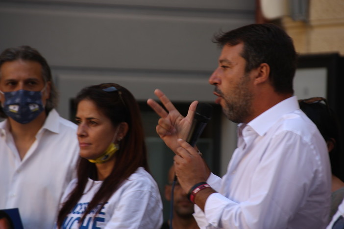 Elezioni 2021: il leader della Lega Matteo Salvini nel savonese venerdì 17 settembre Elezioni 2021: il leader della Lega Matteo Salvini nel savonese venerdì 17 settembre