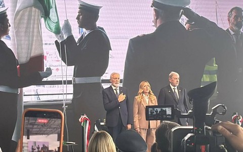 Inaugurato il 66° Salone Nautico di Genova: al taglio del nastro Meloni, Bucci e Formenti