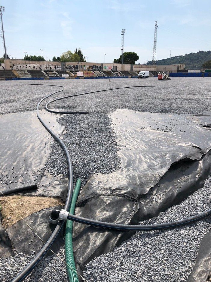 Albenga, lavori di restyling alle principali strutture sportive