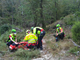 Loano: ciclista si infortuna a Pian delle Bosse. Interviene l'elisoccorso (FOTO)