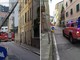 Savona, cadono calcinacci da una casa in zona Lavagnola: intervento dei Vigili del fuoco