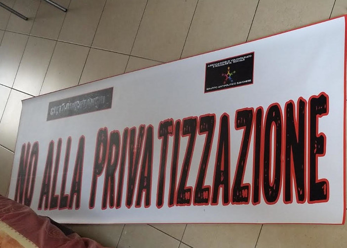 Sabato "di fuoco" contro la privatizzazione degli ospedali di Albenga, Cairo e Bordighera Sabato "di fuoco" contro la privatizzazione degli ospedali di Albenga, Cairo e Bordighera