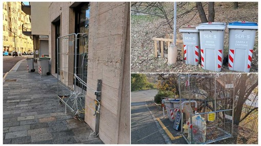 Porta a porta a Savona, contro i "sacchi volanti" della plastica le soluzioni fai da te dei savonesi. Sea-s interviene alla Fontanassa Porta a porta a Savona, contro i "sacchi volanti" della plastica le soluzioni fai da te dei savonesi. Sea-s interviene alla Fontanassa