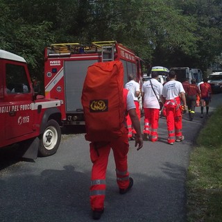 Perti, turista tedesca soccorsa dai Vigili del Fuoco di Finale