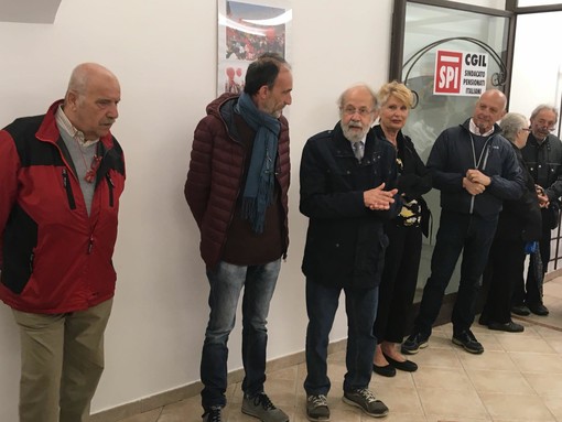 Celle, inaugurata la nuova sede del Sindacato Pensionati Cgil, Dabove: “Un tassello che conclude la nostra presenza nel levante savonese”