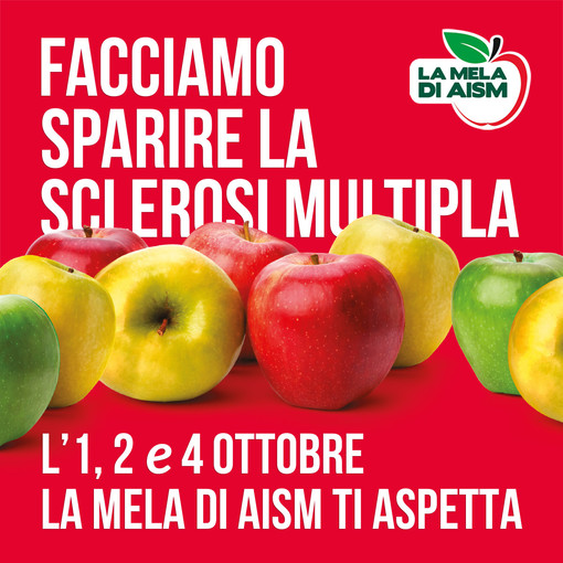 A Loano tornano le "Mele di Aism" per aiutare la ricerca contro la sclerosi multipla