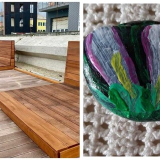 Savona, sulla passeggiata spunta un sasso dipinto per diffondere  il messaggio della gentilezza