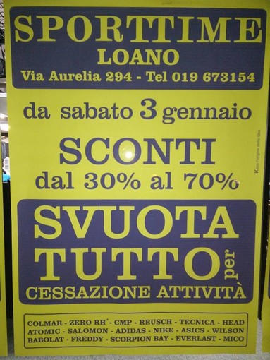 Loano perde un pezzo di storia: dopo 31 anni chiude "Sporttime"