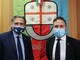 Lega, il capogruppo Stefano Mai e il nuovo vicepresidente e assessore regionale all'Agricoltura Alessandro Piana all'Assemblea legislativa della Liguria