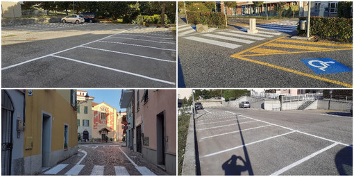 Carcare, prosegue il rifacimento della segnaletica stradale (FOTO) Carcare, prosegue il rifacimento della segnaletica stradale (FOTO)