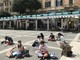 Savona, in Piazza Sisto un sit-in degli studenti per chiedere la riapertura delle biblioteche e delle aule studio