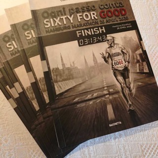 Albenga, debutta "Sixty for good": un libro tra corsa, vita e solidarietà