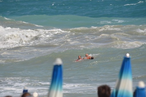 Immagini del salvataggio