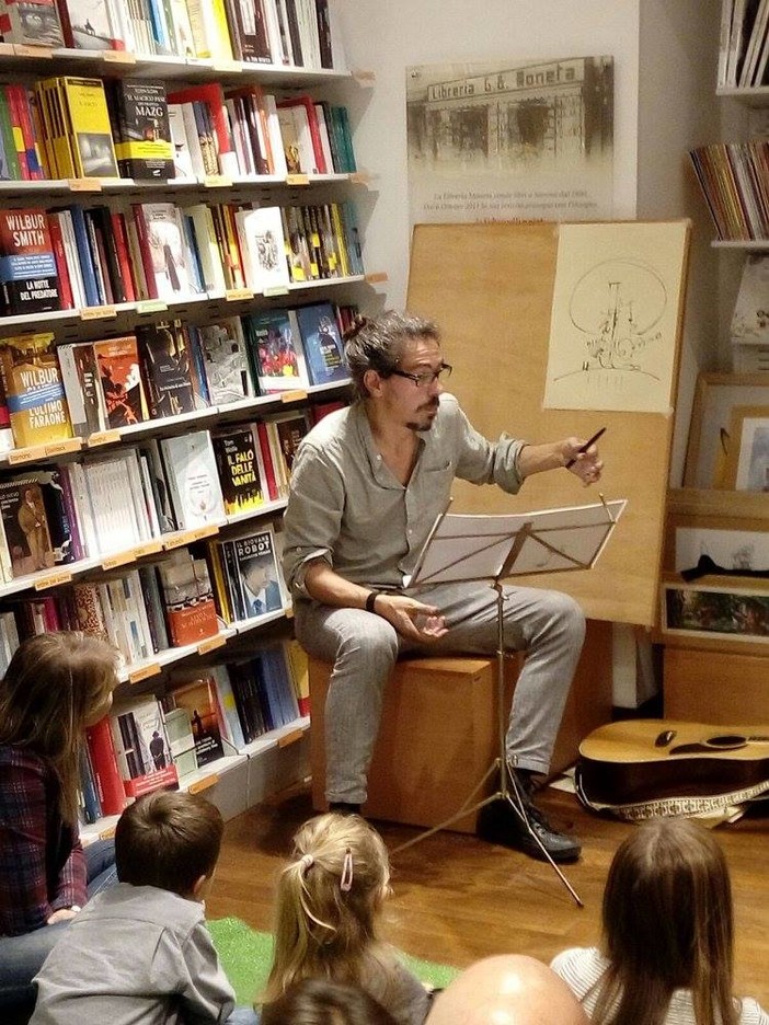 Spotorno, l'artista Sergio Olivotti ospite alla rassegna Bibliotè Spotorno, l'artista Sergio Olivotti ospite alla rassegna Bibliotè