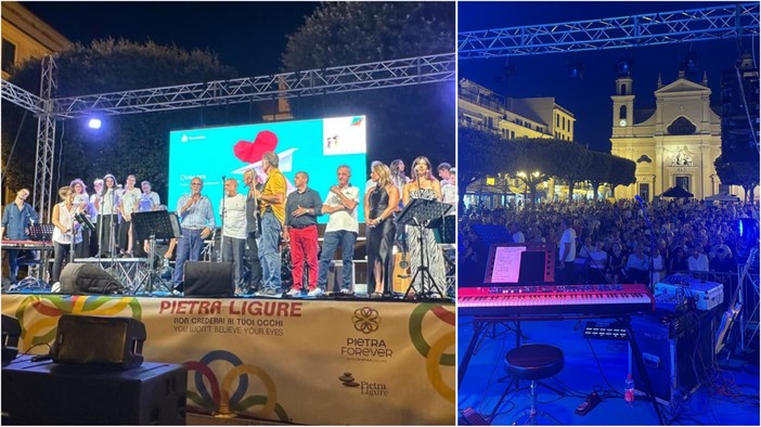 Pietra Ligure, successo per la Grande serata di beneficenza in Piazza San Nicolò (FOTO) Pietra Ligure, successo per la Grande serata di beneficenza in Piazza San Nicolò (FOTO)
