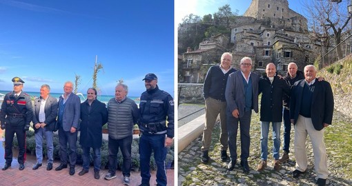 L'assessore Sartori a Laigueglia e Castelvecchio di Rocca Barbena