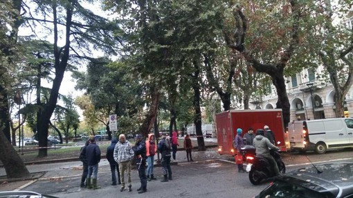 Savona, giardini di Piazza del Popolo chiusi per sicurezza, mercato dei produttori locali trasferito sotto i portici Savona, giardini di Piazza del Popolo chiusi per sicurezza, mercato dei produttori locali trasferito sotto i portici