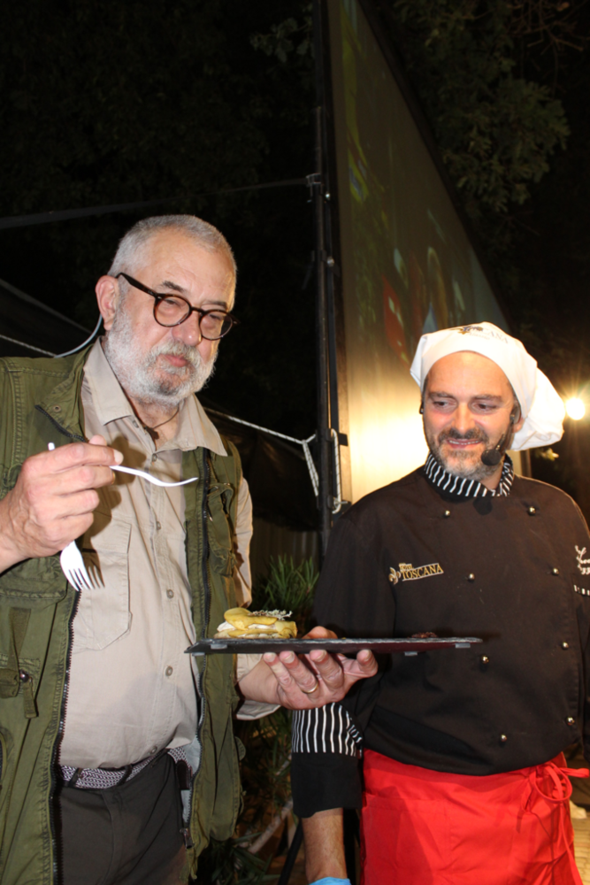 Sagralea d'Albenga, un successo la millefoglie di Andrea Milazzo, ultima sera con lo show cooking di Federico Scardina