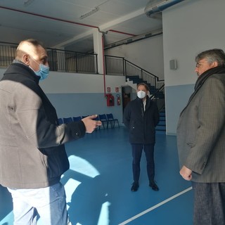 Noli, oltre 1 milioni e mezzo di cantieri per edilizia scolastica e passeggiata. Scajola: "Importante per sicurezza e turismo" (FOTO e VIDEO)