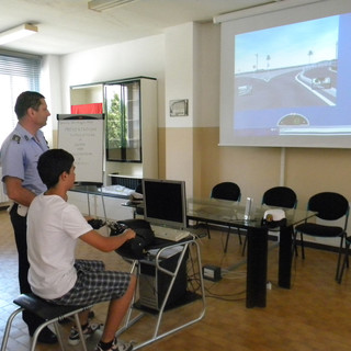 Savona: la Polizia Municipale si dota di un simulatore di guida per l'educazione stradale