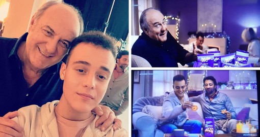 Da Albenga a Mediaset: Stefano Porrozzi in pubblicità con Gerry Scotti per i biscotti Milka Da Albenga a Mediaset: Stefano Porrozzi in pubblicità con Gerry Scotti per i biscotti Milka
