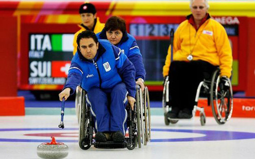 Albenga: oggi la nazionale paralimpica di curling visita la città Albenga: oggi la nazionale paralimpica di curling visita la città