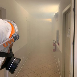 Emergenza Coronavirus, sanificata la casa di riposo di Cengio (FOTO)
