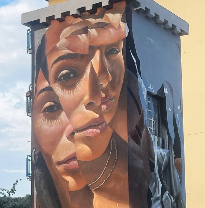 Una nuova opera nel museo a cielo aperto di Bragno: sono le "Riflessioni Frammentate" di SKANN