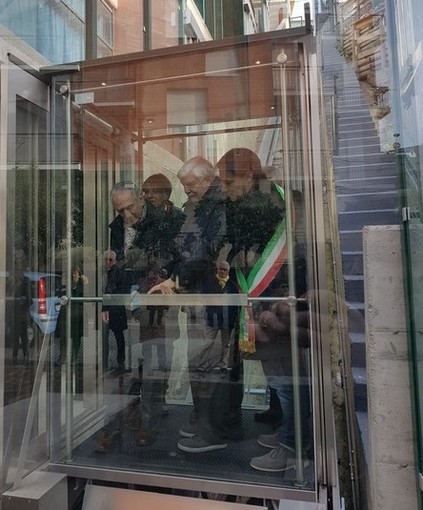 Debutta oggi il nuovo "ascensore panoramico" di Spotorno (FOTO e VIDEO)