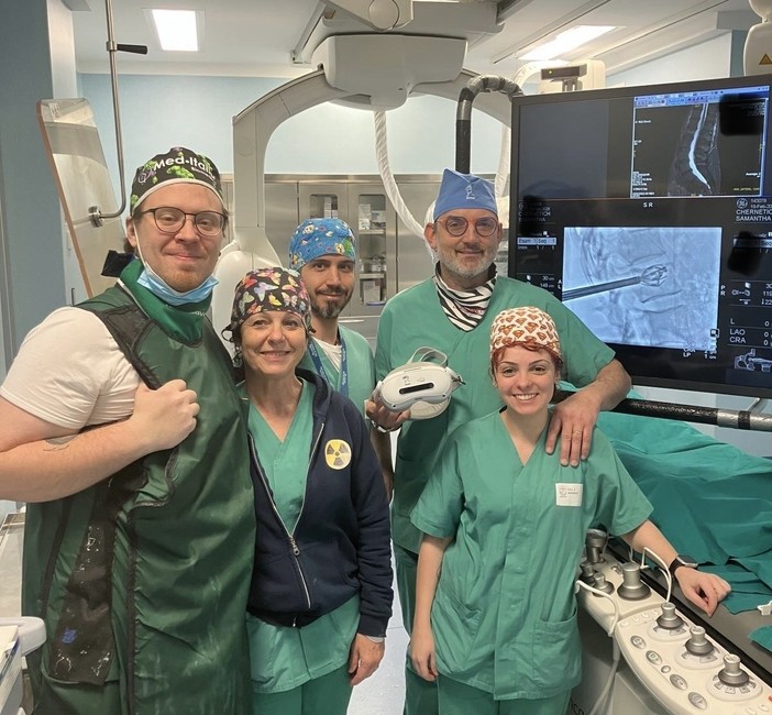 Nella foto lo staff, da sinistra: Edoardo Trotta, Nadia Vignolo, Federico Lingua, Luca Allegretti ed Elisa Schivi