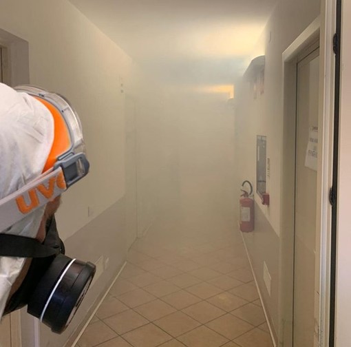 Emergenza Coronavirus, sanificata la casa di riposo di Cengio (FOTO)