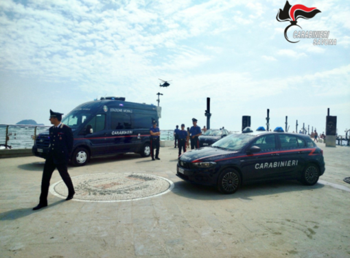 Alassio, controllo del territorio potenziato con la Stazione Mobile dei Carabinieri sul Pontile Bestoso