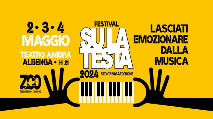 Albenga: tutto pronto per "Su La Testa", il festival della musica da vivere a 360 gradi