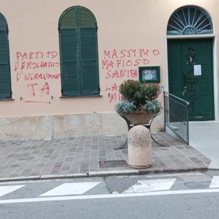 Scritte ingiuriose a Cisano, la Cgil Savona: "Un attacco alla democrazia e alla Costituzione della Repubblica"