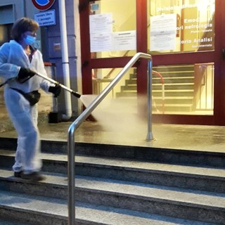 Cairo Montenotte: sanificati i punti sensibili del territorio (FOTO)