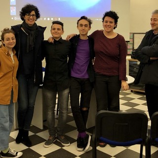 Savona, i ragazzi dell'Artistico premiati per le vetrine di Villapiana