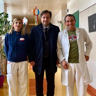 Savona , il sindaco Russo in vista alla Pediatria del Gaslini diffuso al San Paolo: “Reparto d'eccellenza”