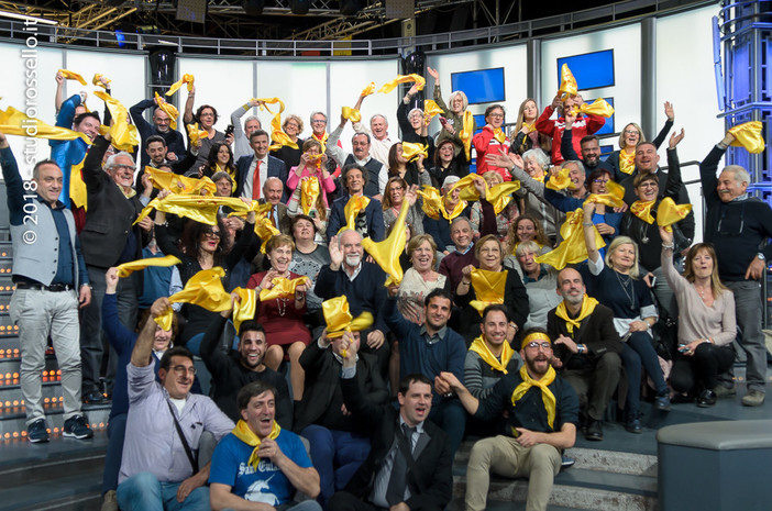 Anche quest'anno "Striscia... la fionda" con i Fieui dei Caruggi di Albenga