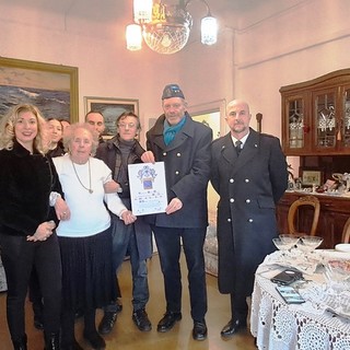 Albisola, consegnato lo Stemma Araldico in onore del Generale Sergio Valdora Albisola, consegnato lo Stemma Araldico in onore del Generale Sergio Valdora