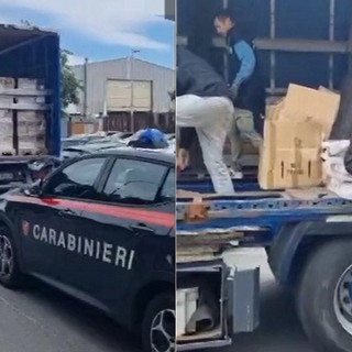 170 chili di hashish nel doppio fondo del rimorchio: arrestato camionista croato a Savona (VIDEO)