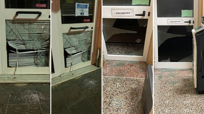 Fa irruzione nella sede della Croce Bianca di Savona rompendo due porte: immortalato dalle telecamere