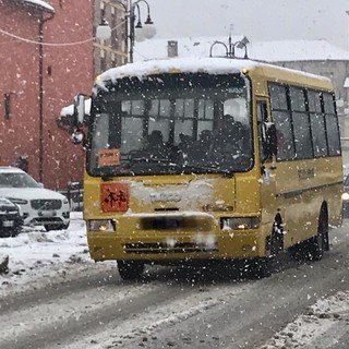 Allerta arancione per neve in Val Bormida, i sindaci valutano la chiusura delle scuole